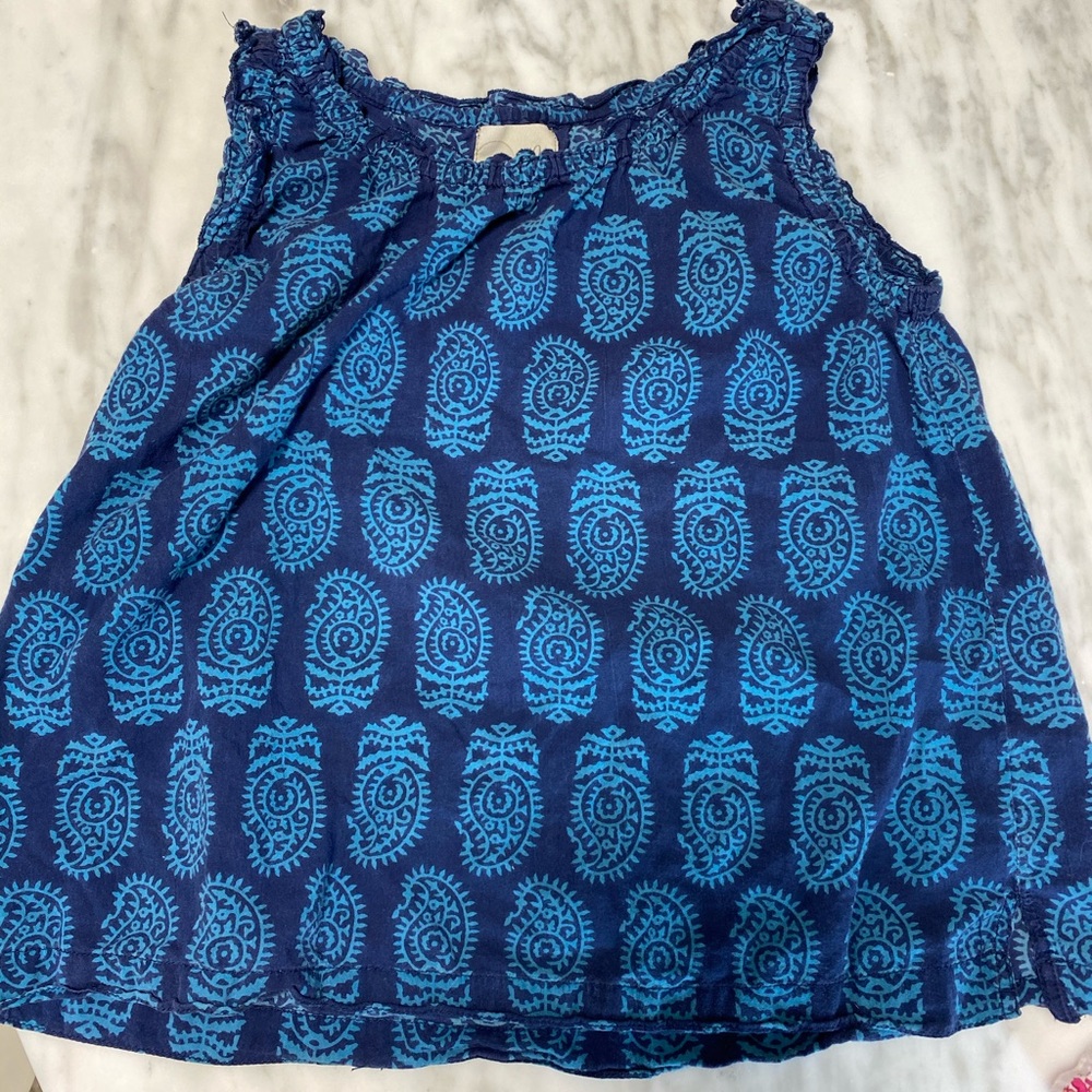 Peek girls tank size 6-7